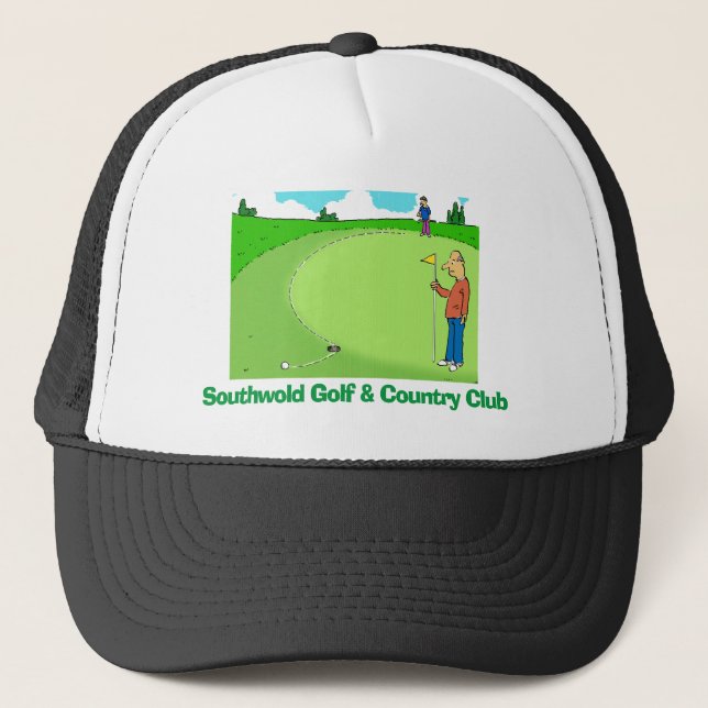 Casquette Golfer Plays Golf & Misses a Putt. (Devant)