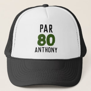 Casquette Golfeur Anniversaire Drôle 80 ans heureux Papa Par