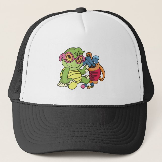 Casquette Golfeur de tortue de fille (Devant)
