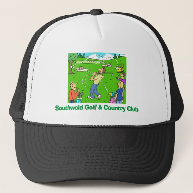Casquette Golfeur joue au golf et a un coup chanceux. (Devant)