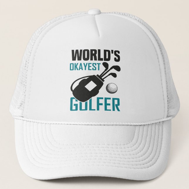 Casquette Golfeur le plus Okayest du monde (Devant)
