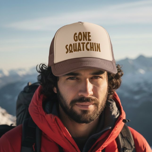 Casquette Gone Squatchin – Funny Bigfoot Gift Trucker Hat (Créateur téléchargé)