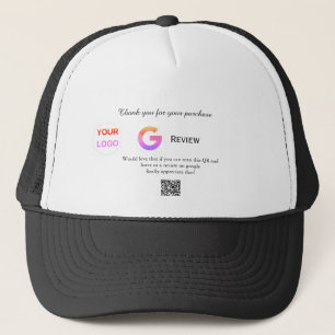 Casquette Google examen logo de l'entreprise Analyser QR exa