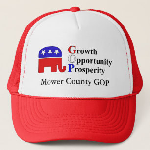 Casquette GOP Elephant Croissance Opportunité Prosperity Tru