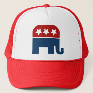 Casquette GOP éléphant Logo design républicain