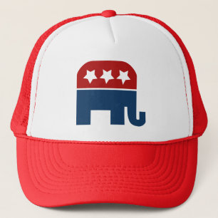 Casquette GOP éléphant Logo design républicain