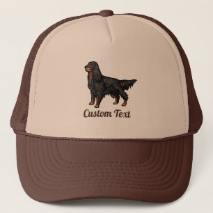 Casquette Gordon Setter Illustration Trucker Chapeau