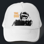 Casquette Gorilla Motivational Quote Modèle Élégant Moderne<br><div class="desc">Citation Motivationnelle Gorilla Modèle Élégant Pop Art Moderne Trucker Chapeau.</div>