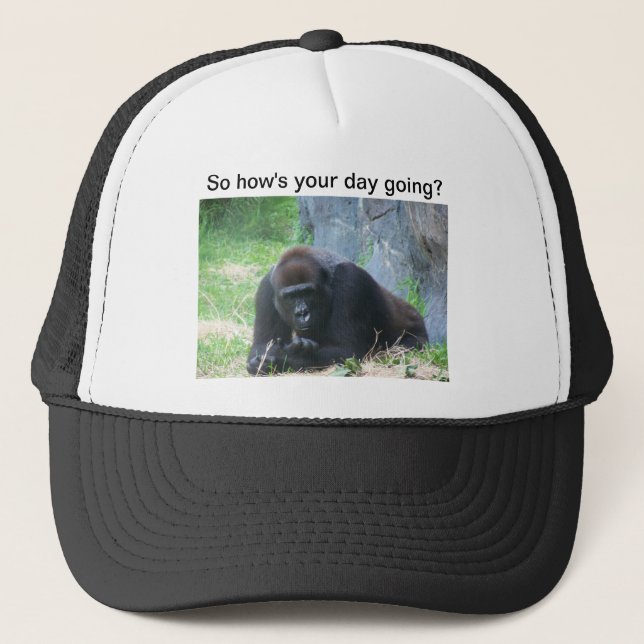 Casquette Gorilla noire (Devant)