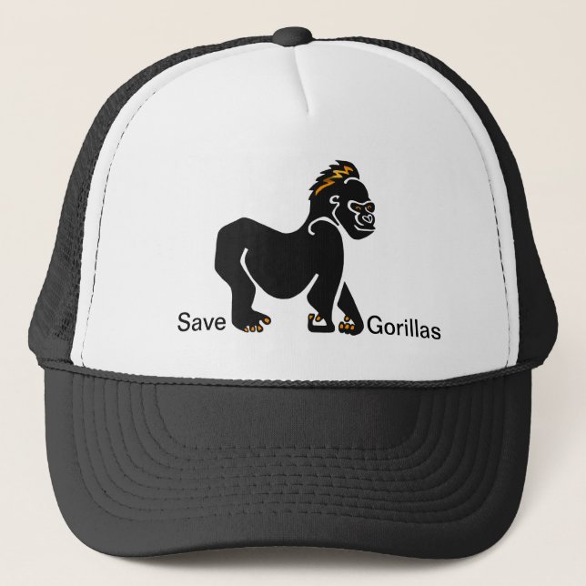 Casquette Gorilla- trucker hat (Devant)