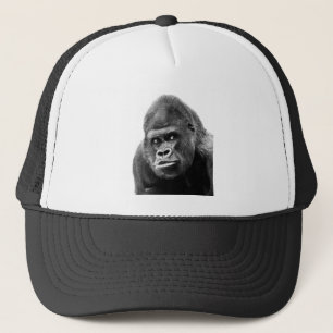 Casquette Gorille noire blanche