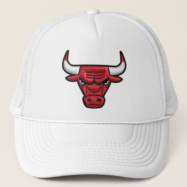 Casquette Gorra de béisbol con diseño de toro rojo – Estilo  (Devant)