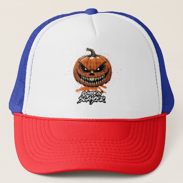 Casquette Gorra de Béisbol de Halloween Pumpkin Slayer (Devant)
