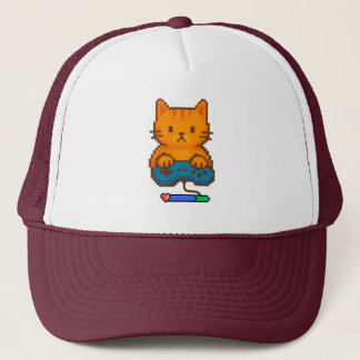 Casquette gorra de gato gamer