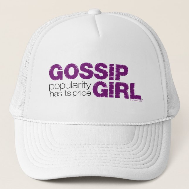 Casquette Gossip Girl - La Popularité A Son Prix (Devant)