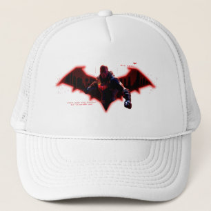 Casquette Gotham Chevaliers Hood rouge dans le logo
