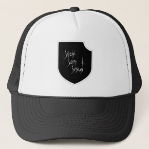 Casquette gothique de camionneur de crête de Jés