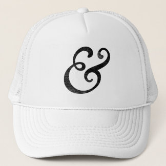 Casquette Goudy Old Style Italique Lettre noire à relief