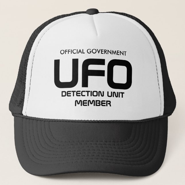 CASQUETTE GOUVERNEMENT OFFICIEL, UFO, MEMBRE D'UNITÉ DE (Devant)