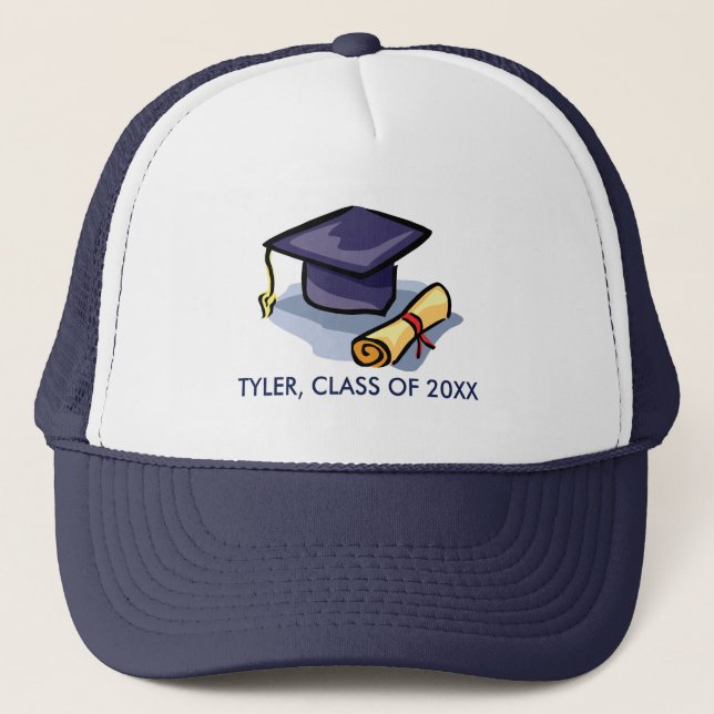 Casquette Graduation congratulations Remember the Past (Devant)