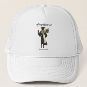 Casquette Graduation de l'aquarelle personnalisée (10)