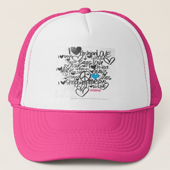 Casquette Graffiti Aqua (Devant)