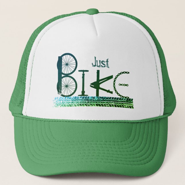 Casquette Graffiti "Just Bike" de Bike Parts & Tire Traces (Devant)