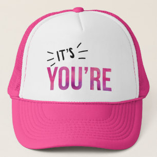 Casquette Grammar Police - It’s You’re Trucker Hat