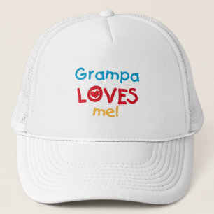 Casquette Grampa m'aime T-shirts et cadeaux