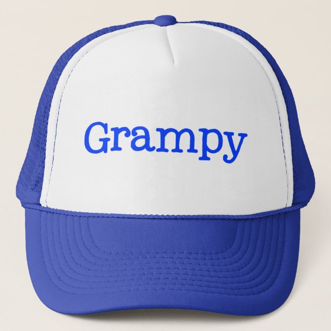 Casquette Grampy bleu (Devant)