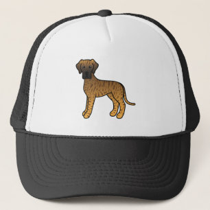 Casquette Grand Danois bringé Chien de dessin animé mignon