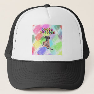 Casquette Grand Danois souhaitant une bonne année