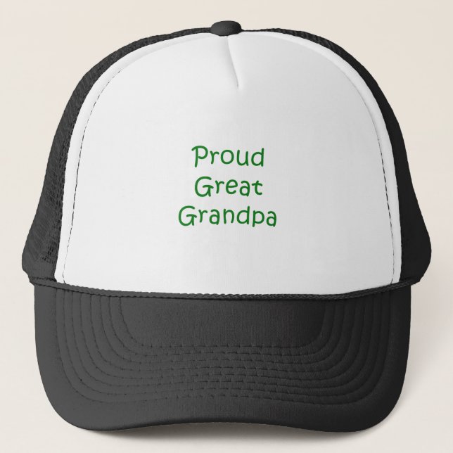 Casquette Grand grand-papa fier (Devant)
