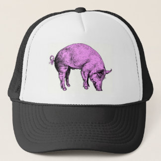 Casquette Grand gros porc rose