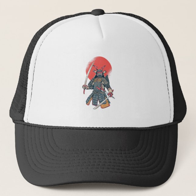 Casquette Grand guerrier samouraï (Devant)