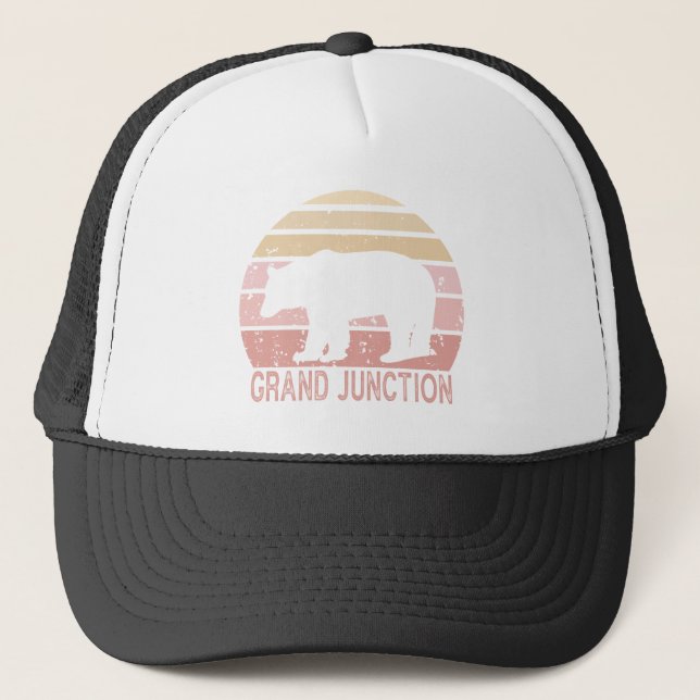 Casquette Grand Junction Colorado Ours Rétro (Devant)