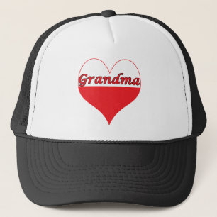 Casquette Grand-mère Coeur polonais
