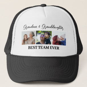 Casquette Grand-mère Grandgirl Meilleure équipe toujours pho
