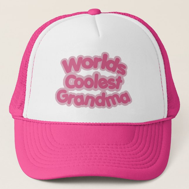Casquette Grand-mère la plus froide du monde (Devant)