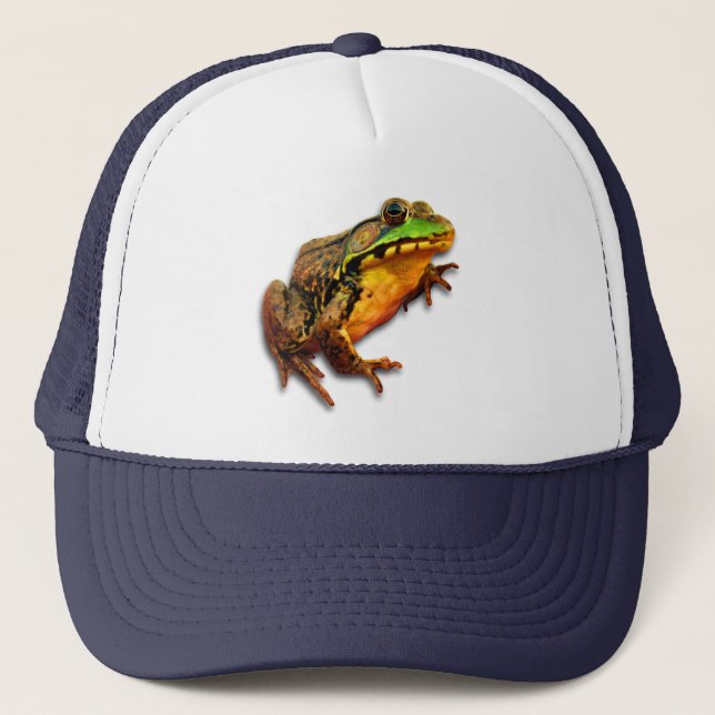 Casquette Grand Ouaouaron Gros Grenouille avec Attitude (Devant)