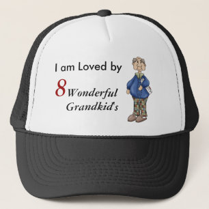 Casquette Grand-papa avec la conception de journal