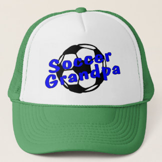 Casquette Grand-papa du football (bleu)