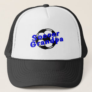 Casquette Grand-papa du football (bleu)