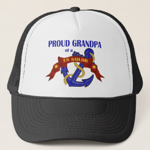 Casquette Grand-papa fier d'un marin des USA