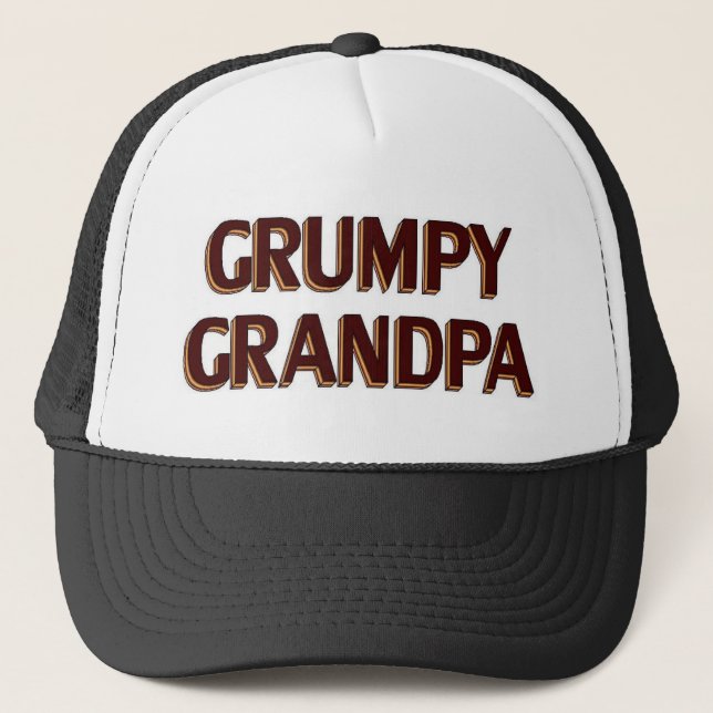 Casquette Grand-papa grincheux (Devant)