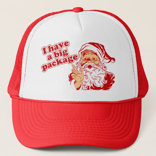 Casquette Grand paquet de Santa (Devant)