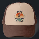 Casquette Grand-parents Day Best Grand-pa By Par Golf Lover<br><div class="desc">Retro Best Grandpa By Par design vous pouvez customiser pour le destinataire de ce design de thème de golf mignon. Un cadeau parfait pour l'anniversaire de Fête des pères ou de grand-père. Le texte "GRANDPA" peut être customisé avec n'importe quel papa moniker en cliquant sur le bouton "Personnaliser" ci-dessus. Peut...</div>