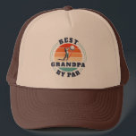 Casquette Grand-parents Day Best Grand-pa By Par Golf Lover<br><div class="desc">Retro Best Grandpa By Par design vous pouvez customiser pour le destinataire de ce design de thème de golf mignon. Un cadeau parfait pour l'anniversaire de Fête des pères ou de grand-père. Le texte "GRANDPA" peut être customisé avec n'importe quel papa moniker en cliquant sur le bouton "Personnaliser" ci-dessus. Peut...</div>