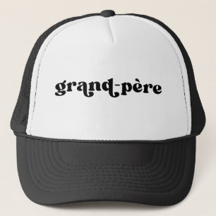 Casquette Grand-père français de Retro Black and White