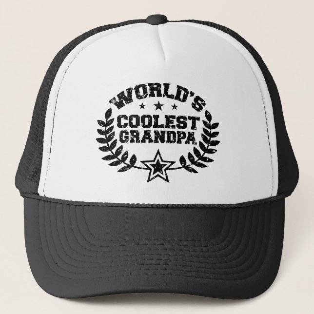 Casquette Grand-père le plus froid du monde (Devant)